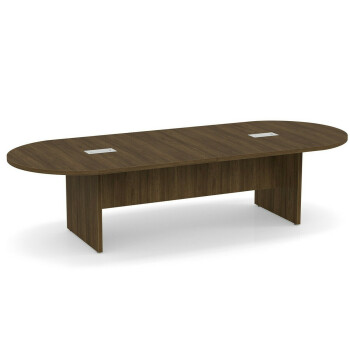 round brown conference table